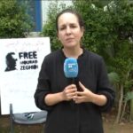 Grève de la faim du journaliste Mourad Zeghidi, détenu en Tunisie depuis deux ans.