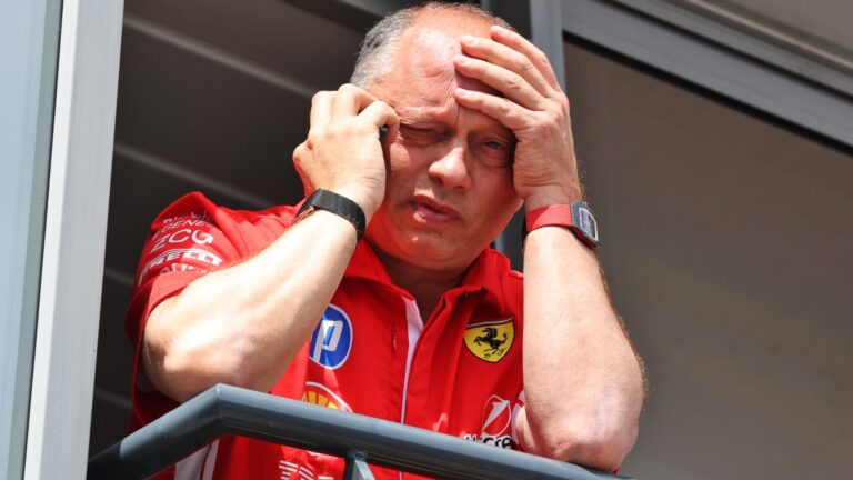 Fred Vasseur, patron de Ferrari, hospitalisé avant les qualifications du Grand Prix de Monaco.