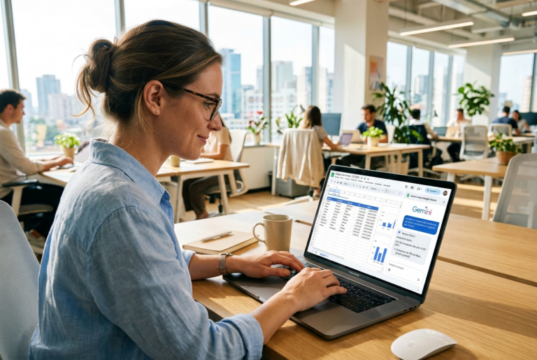 Google Sheets permet de corriger les formules avec Gemini pour une meilleure précision.