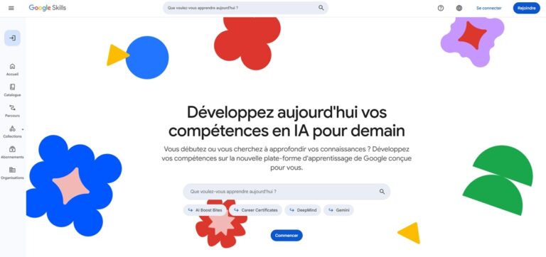 Google propose des cours gratuits sur l’IA via Google Skills pour se former efficacement.