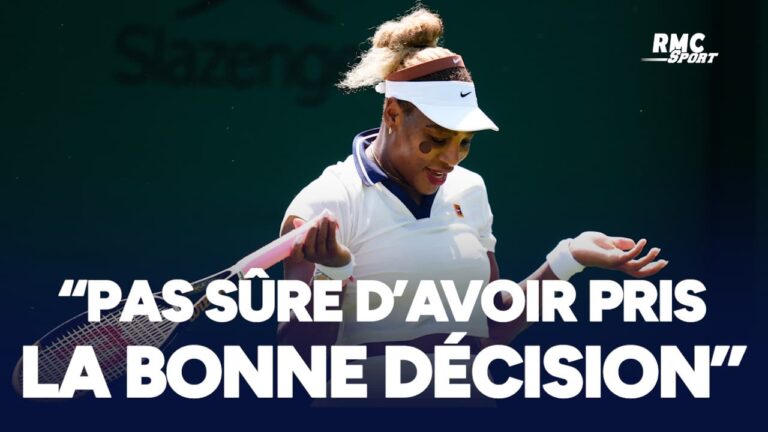 Serena Williams exprime des doutes sur ses choix avant le tournoi de Wimbledon