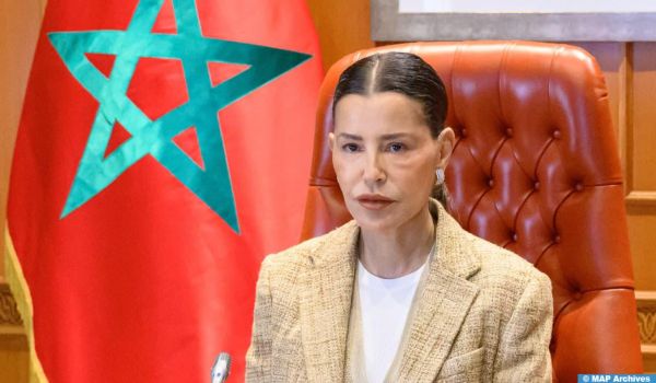 La princesse Lalla Meryem assiste aux obsèques de Bernadette Chirac en France.