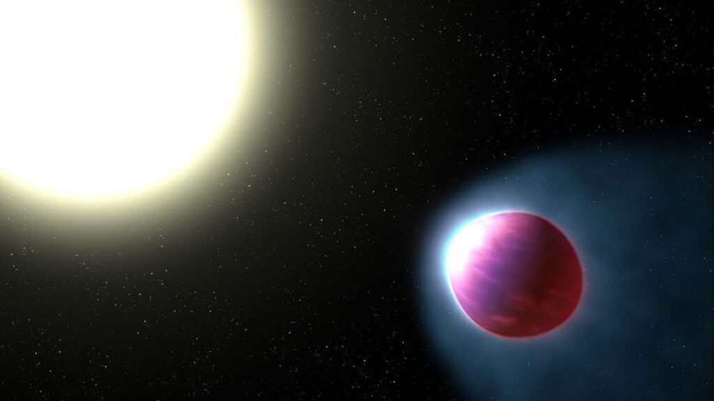 Le télescope James Webb détecte des conditions météorologiques extrêmes sur un exoplanète riche en rubis et saphirs.