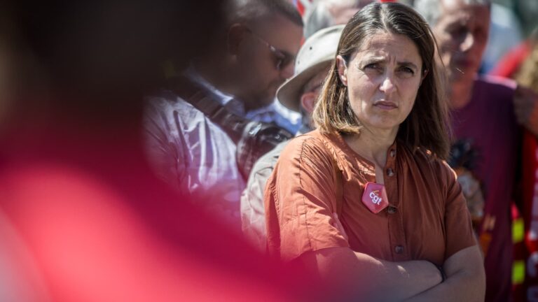 Sophie Binet de la CGT demande l’inscription de « températures maximum » dans le code du travail.