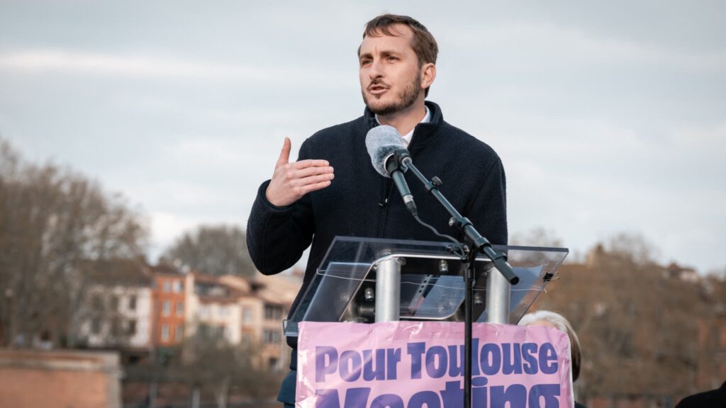 François Piquemal, candidat insoumis, défend Gaza et le logement à Toulouse