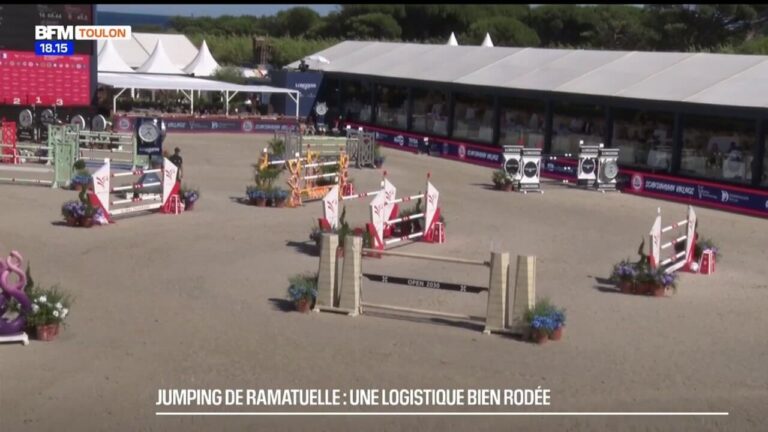 Logistique efficace au Jumping de Ramatuelle pour une compétition réussie.