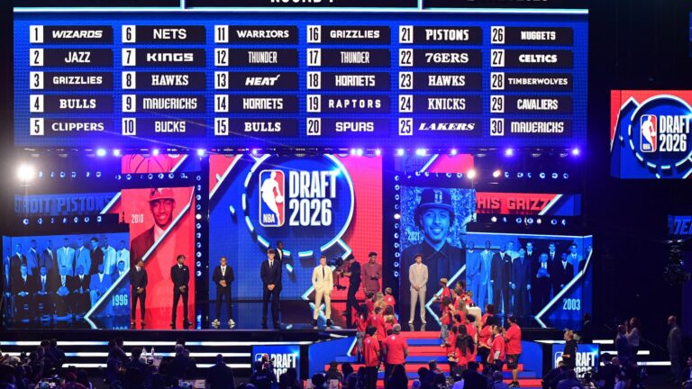 Draft NBA 2026 : Classement complet du premier tour et choix des équipes.