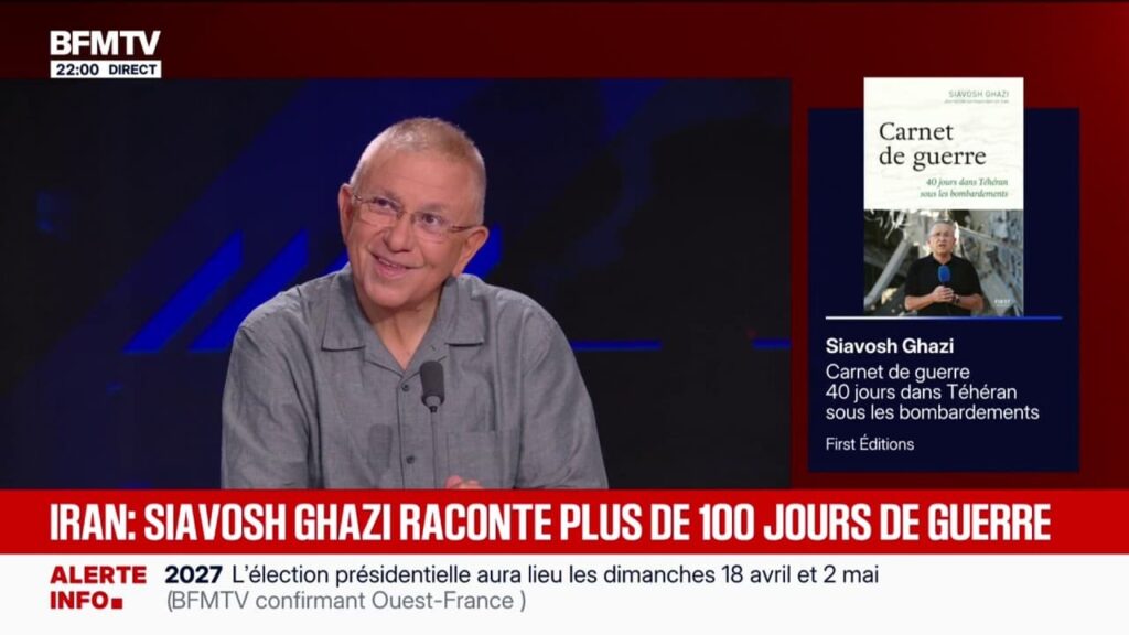 Siavosh Ghazi décrit les premiers jours de guerre en Iran avec jusqu’à 80 duplex quotidiens