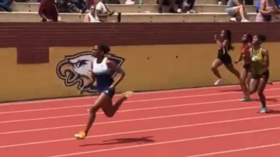 Athlétisme : une sprinteuse américaine de 14 ans réalise un temps exceptionnel au 100m