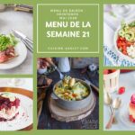Menu hebdomadaire : 14 plats et desserts proposés du 18 au 24 mai 2026.