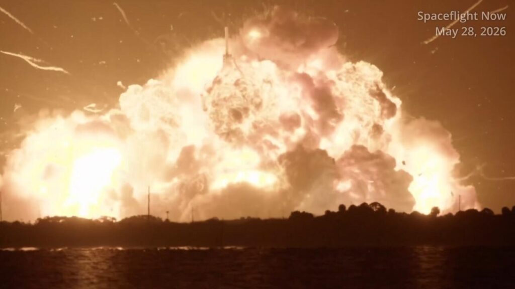Explosion d’une fusée Blue Origin lors d’un essai à Cap Canaveral, États-Unis