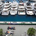 Grand Prix de Monaco : 197 yachts sur le port Hercule pour la course, certains dépassant 120 mètres.