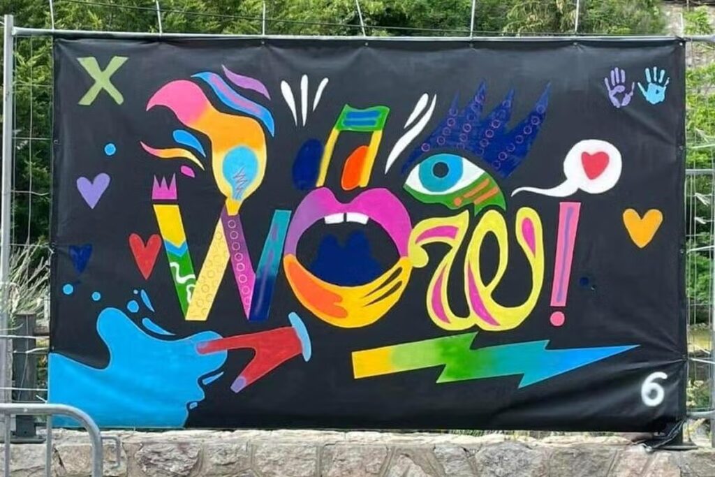 Un week-end de street art organisé par La Brigue attire des artistes et visiteurs.