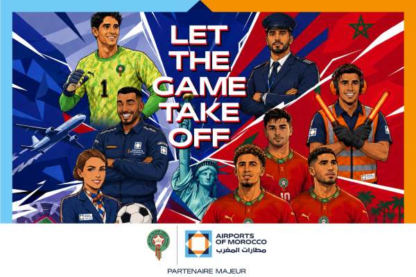 Mondial 2026 : Les aéroports du Maroc lancent une campagne sur les Lions de l’Atlas