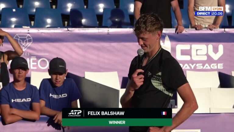 Open Sopra Steria : Daniel Elahi GALAN (COL) affronte Felix BALSHAW (FRA) en 2nde demie.
