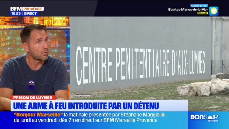 Prison de Luynes : un détenu introduit une arme à feu dans l’établissement pénitentiaire.