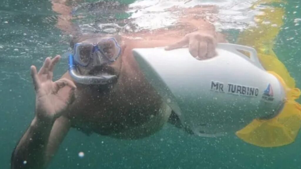 Mr Turbino : un aspirateur sous-marin pour éliminer déchets et microplastiques océaniques