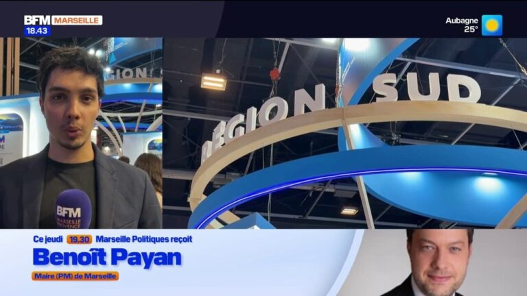 Inauguration du stand de la région Sud au salon VivaTech à Paris.