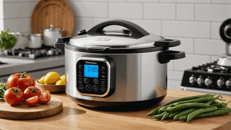 Temps de cuisson des haricots verts à la cocotte minute : 5 minutes pour une cuisson optimale
