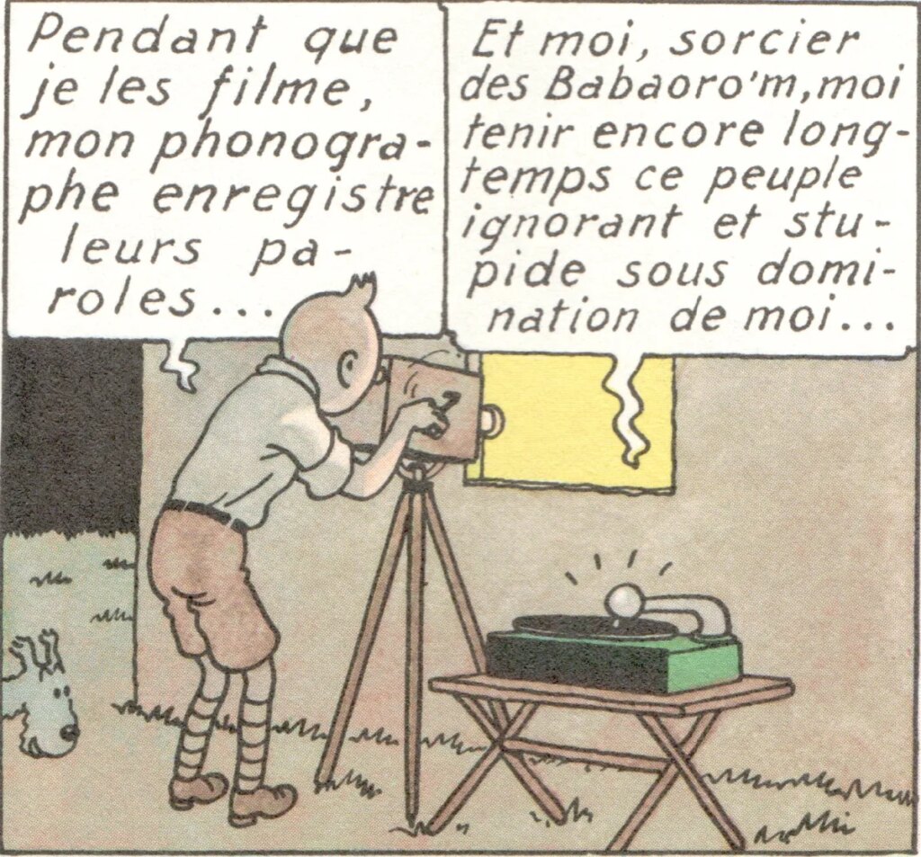 Tintin examine la représentation sociale à travers l’image dans différents pays.