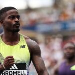 Trayvon Bromell remporte le 100m face à Noah Lyles au meeting de Paris.