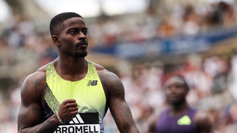 Trayvon Bromell remporte le 100m face à Noah Lyles au meeting de Paris.