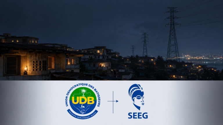 Eau et électricité : l’UDB critique les résultats de la SEEG après 1 000 milliards investis