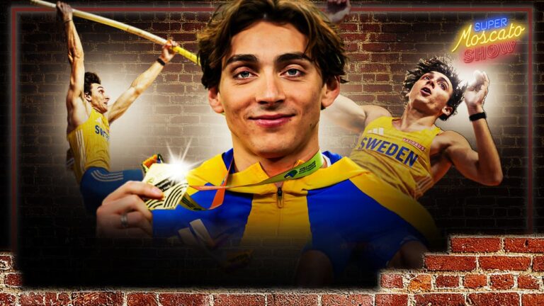 Armand Duplantis évoque un nouveau record du monde de saut à la perche dans le Super Moscato Show.
