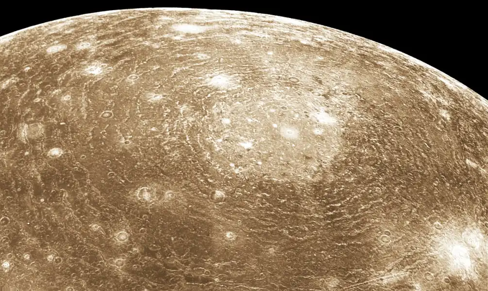 Découverte de Callisto, la lune de Jupiter, par des chercheurs de la NASA et de l’ESA.