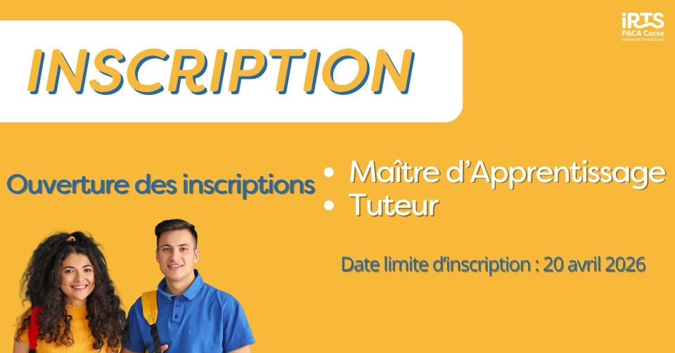 Inscriptions ouvertes pour le poste de Maître d’Apprentissage dans le secteur de l’éducation.