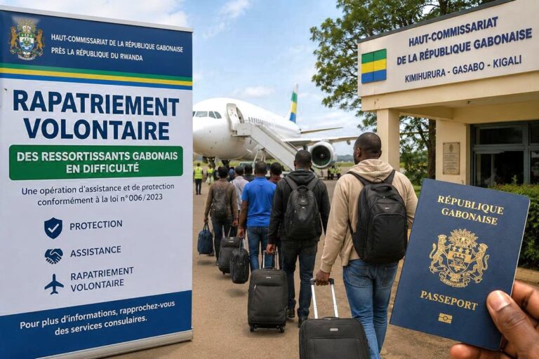 Le Gabon organise le rapatriement de ses ressortissants en difficulté au Rwanda.