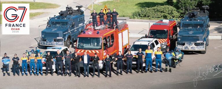 Mobilisation de la Protection Civile de Haute-Savoie pour le Sommet du G7 à Évian-les-Bains