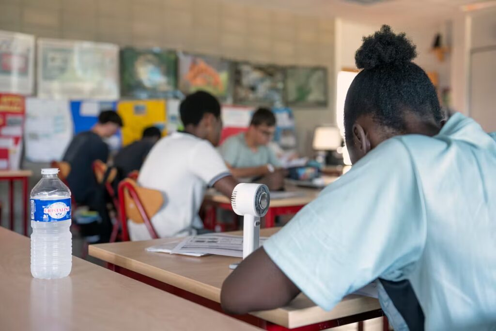 La canicule affecte la concentration et la mémoire des élèves en France.