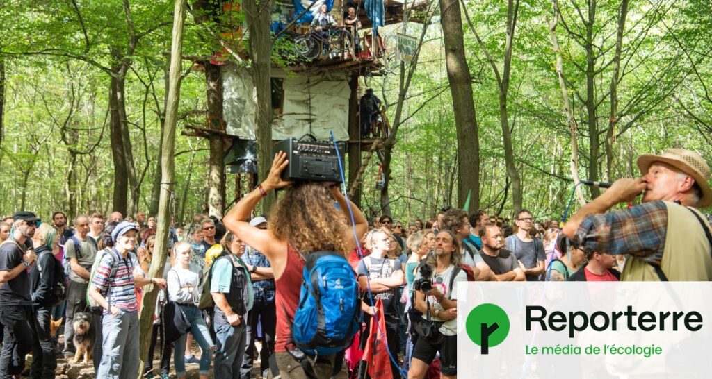 Le bois de Hambach, haut-lieu de la lutte contre le charbon, obtient une protection officielle.