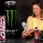 Analyse des ingrédients des boissons énergisantes : Ciao Energy, Red Bull et Monster en question.