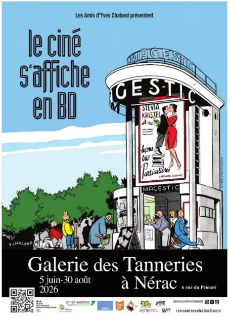 À Nérac, Chaland relie cinéma et bande dessinée dans un projet artistique innovant.