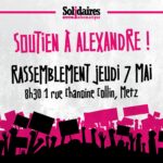 Rassemblement de soutien à Alexandre prévu le 7 mai à Paris pour les droits civiques.