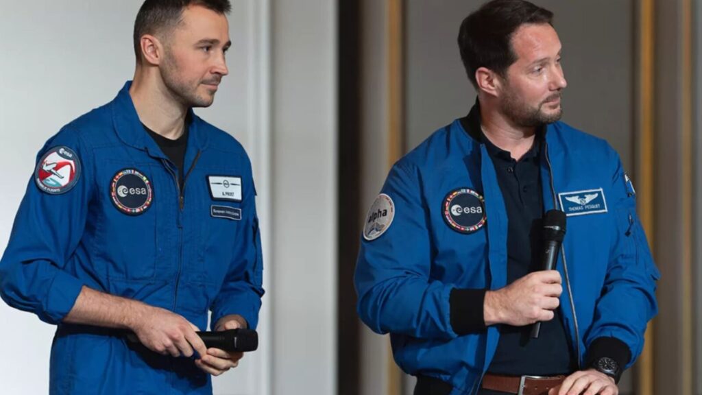 Thomas Pesquet et Arnaud Prost représenteront la France dans une mission spatiale future.
