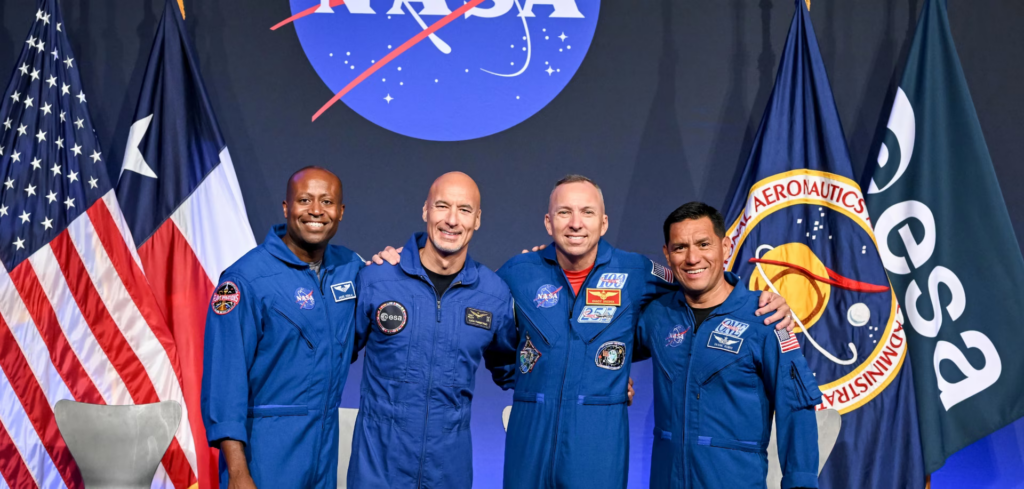 Luca Parmitano nommé pour Artemis III, des éléments non révélés par la NASA.