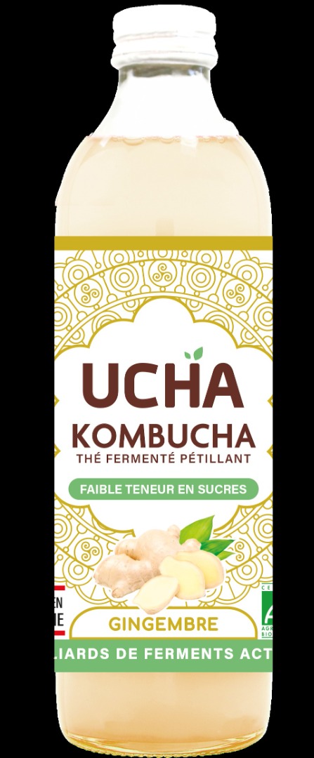 Rappel Consommateur – Détail Ucha Kombucha Gingembre 35 cl UCHA