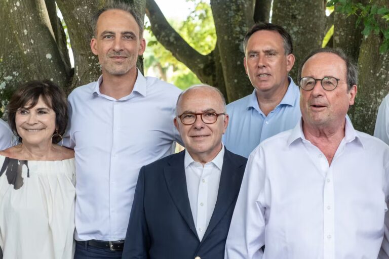 Cazeneuve, Glucksmann et Hollande lancent leur précampagne présidentielle dans la Sarthe.