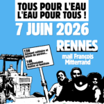 Mobilisation nationale pour l’accès à l’eau à Rennes le 7 juin.