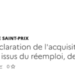 Acquisition de biens recyclés par la commune de Saint-Prix pour une gestion durable des ressources