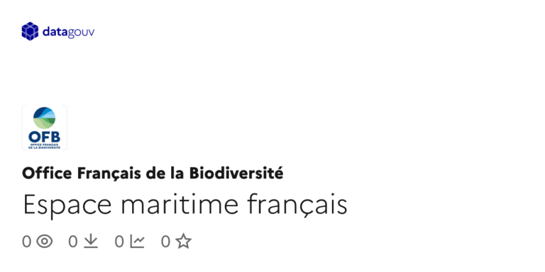 Analyse des données sur l’espace maritime français par des chercheurs du CNRS.