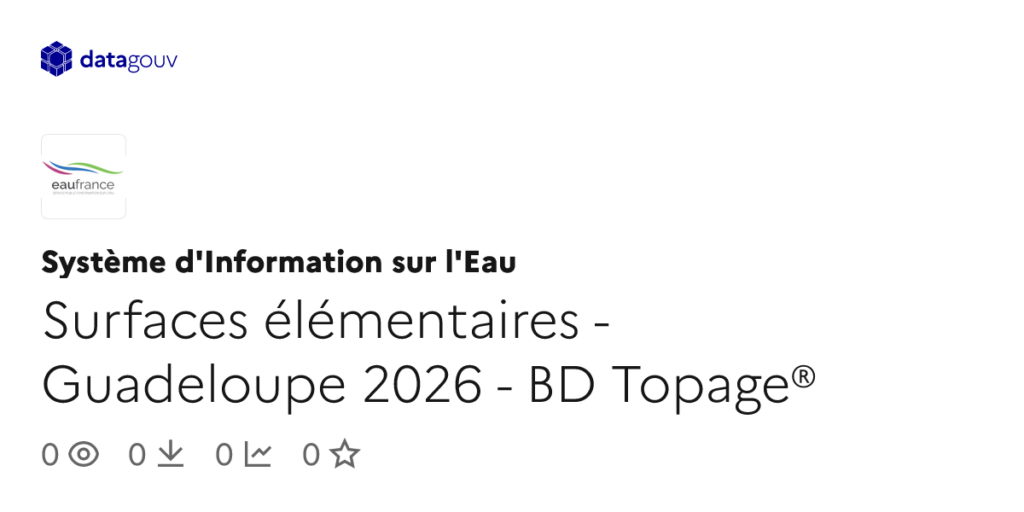 Surfaces élémentaires en Guadeloupe : analyse des enjeux pour le secteur de la construction