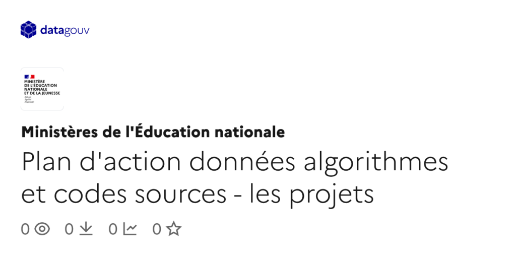 Plan d’action des algorithmes de données pour les projets de l’Union Européenne.
