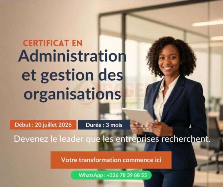 Appel à candidatures pour une formation certifiante en administration et gestion des organisations