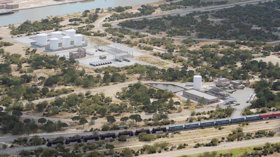 Projet d’usine de carburant vert pour décarboner le golfe de Fos sur une zone humide.