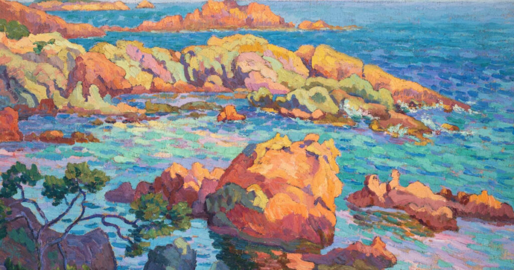 Exposition à Draguignan : les peintres modernes explorent les roches rouges de l’Estérel.