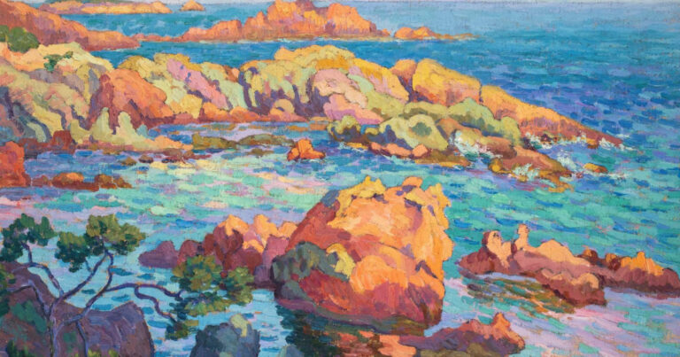 Exposition à Draguignan : les peintres modernes explorent les roches rouges de l’Estérel.